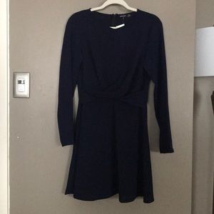 BooHoo Navy Skater Dress